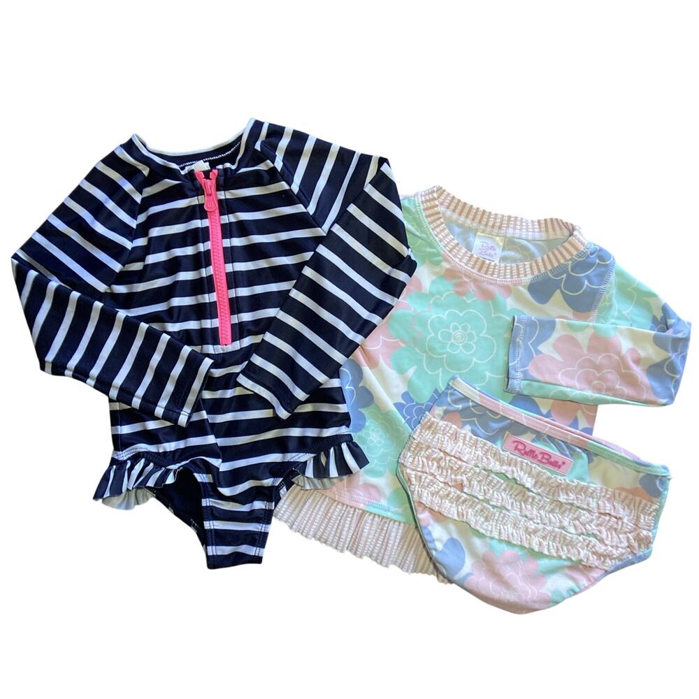 Gap Ruffle Butts SwimSuit Girls Sz 2T Lot 2